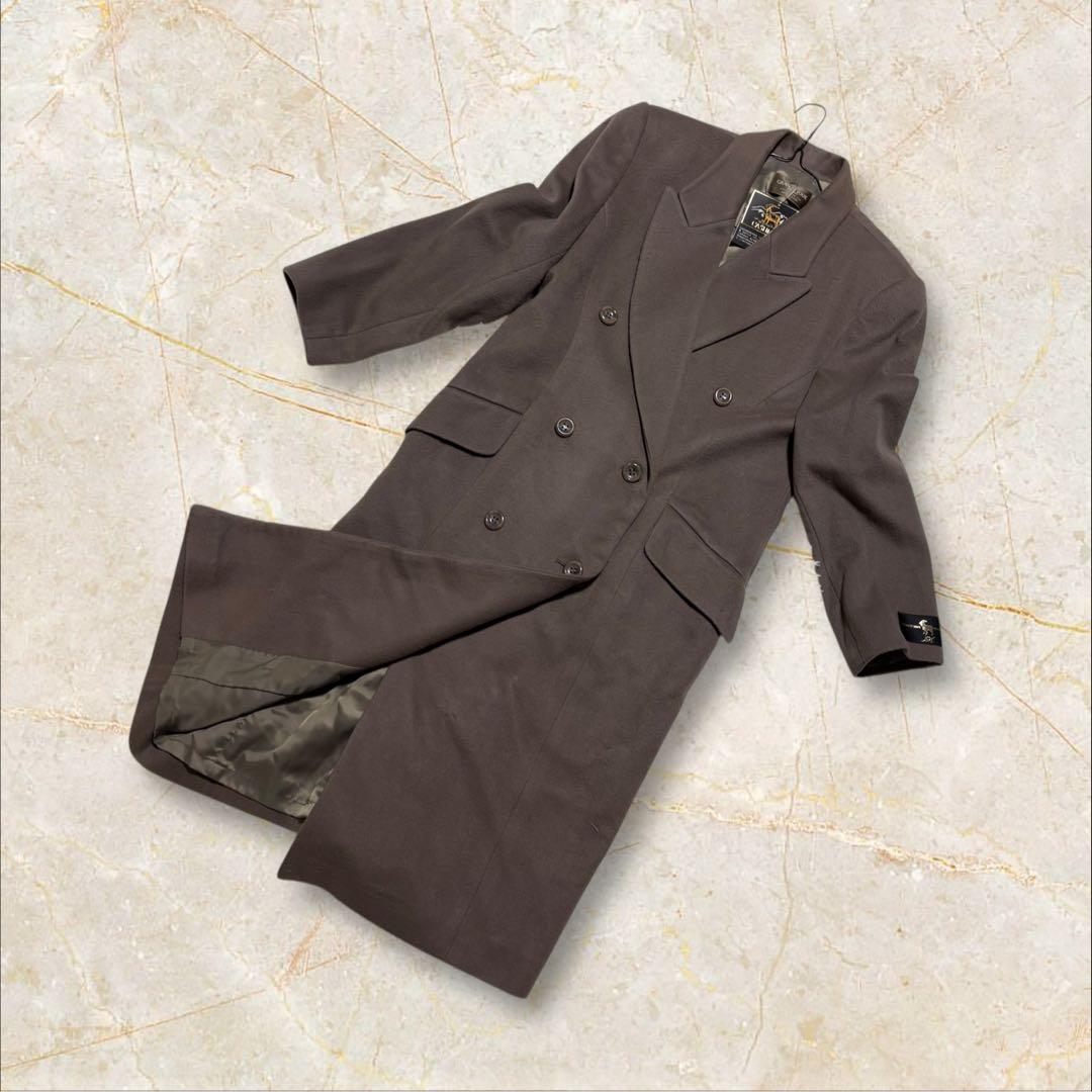 【定価35万円】✨新品未使用✨カシミヤ100％　着丈約110㎝　ロングコート