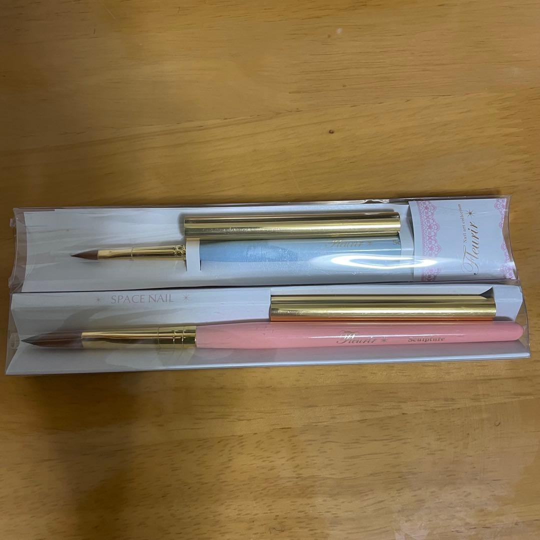 フルーリア デザインスカルプチュアブラシ 10mm 21mm 2本セット