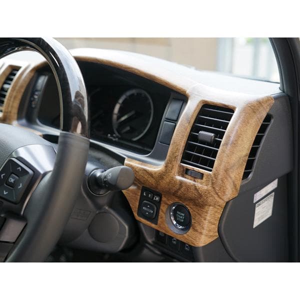 ハイエース200系標準ボディS-GL インテリアパネル16Pナチュラルウッド調