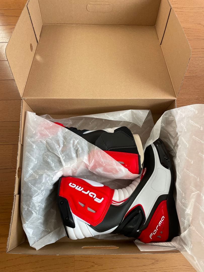Forma レーシングブーツ 赤/黒/白 箱付き