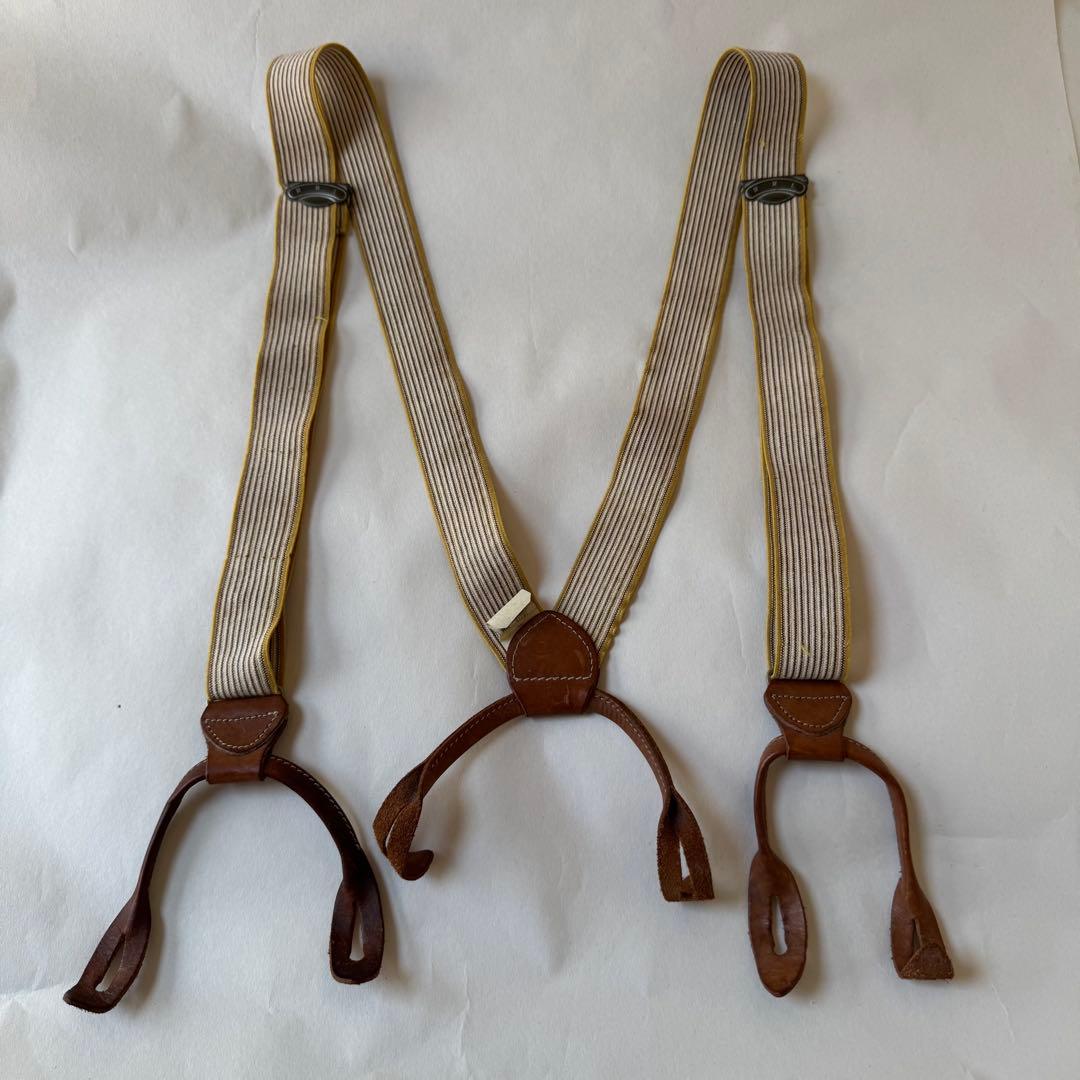 【RRL】ストライプ サスペンダー