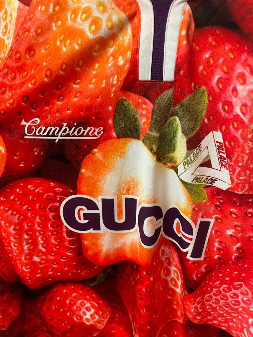 トップス PALACE X GUCCI STRAWBERRY JERSEY