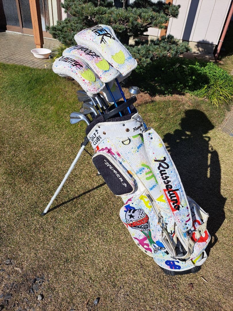 r*g様 Russeluno キャディバッグ ヘッドカバーセット