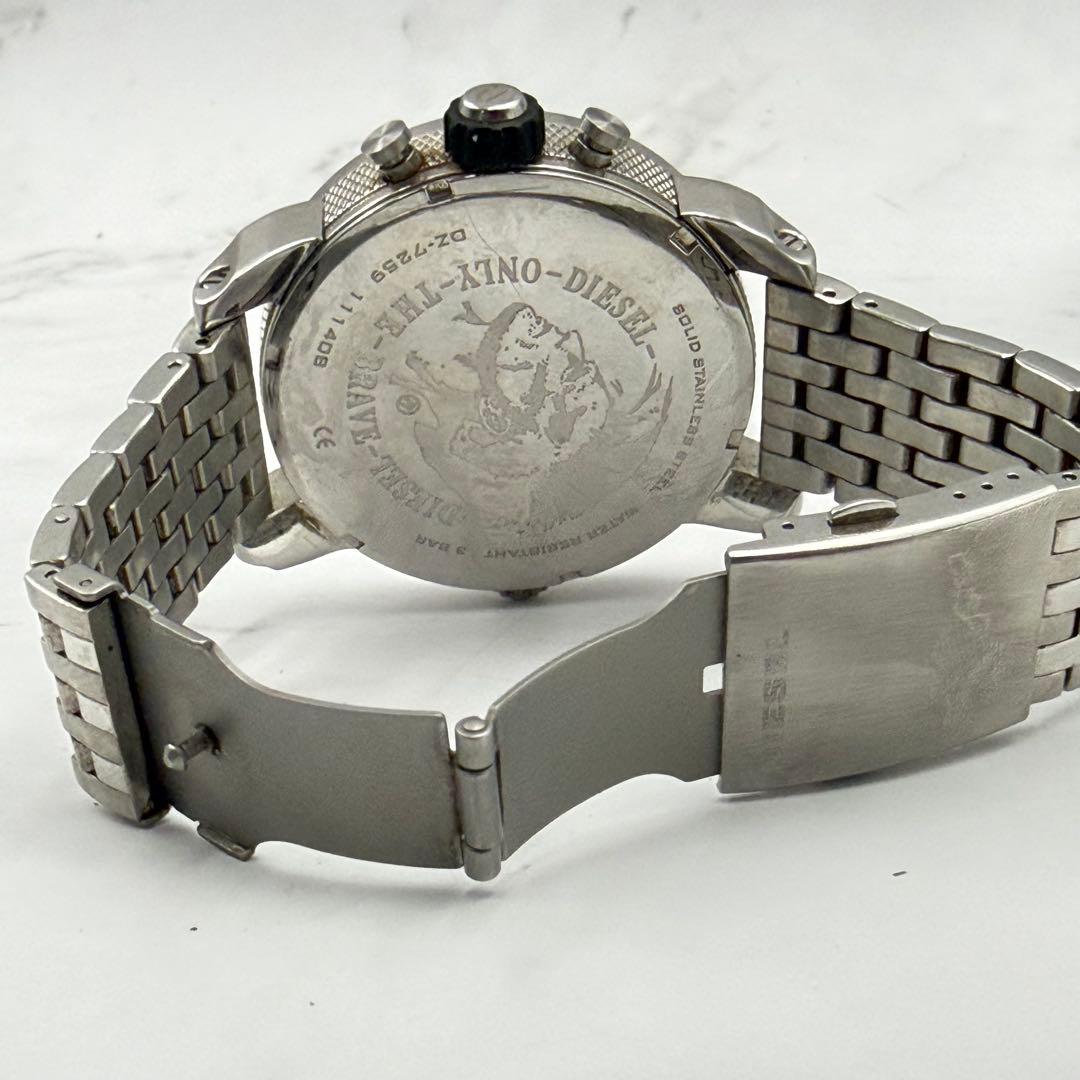 【新品電池】 海外限定 ディーゼル 腕時計 リトルダディ DZ-7259 クロノ