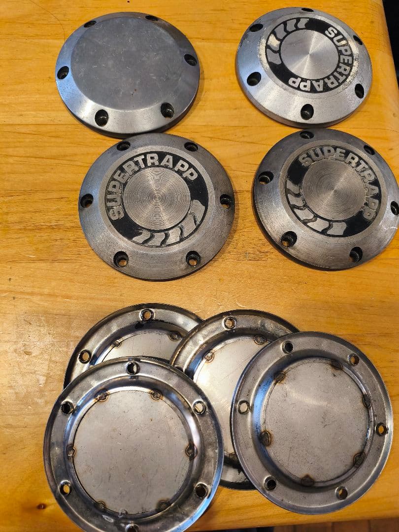 ヨ*日様 スーパートラップ　エンドCAP−４つ インナーバッフル４つ