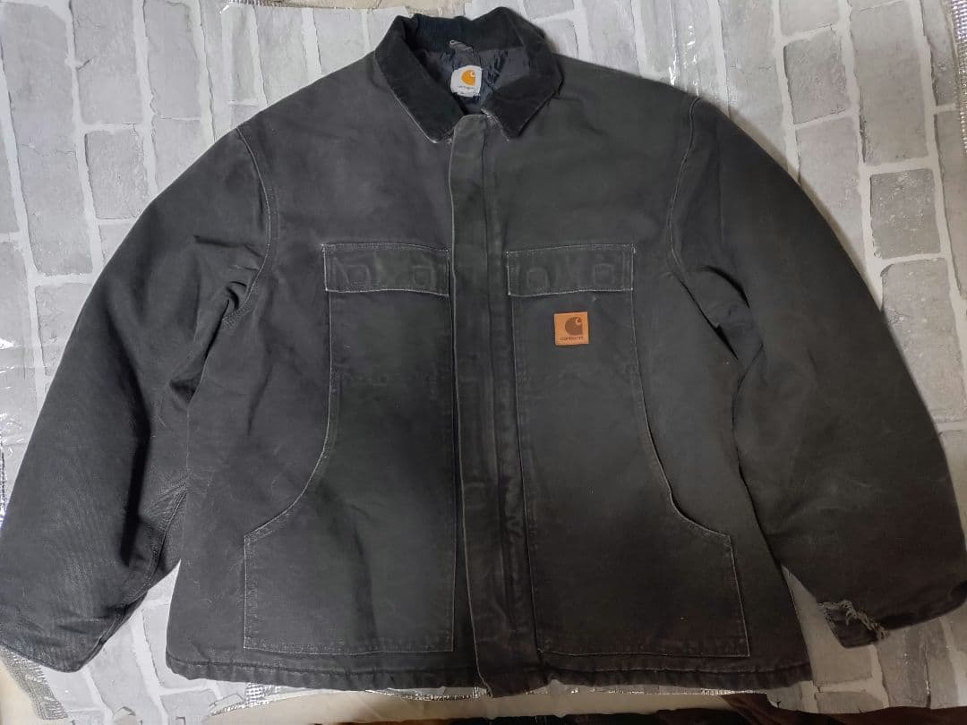 【カーハート】【2XLサイズ】【トラディショナルジャケット】【ブラック】フェード