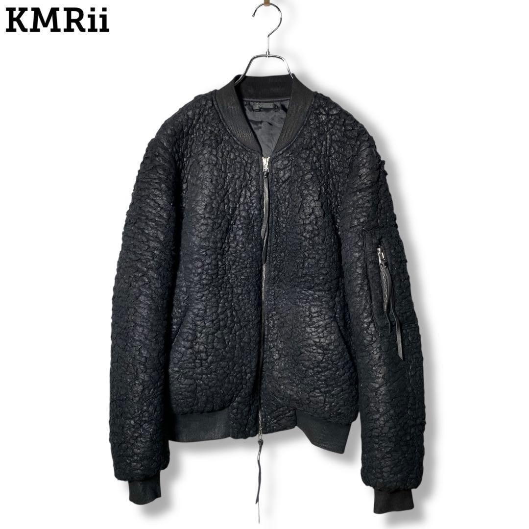 archive kmrii boa MA-1 bomber jacket 黒 2