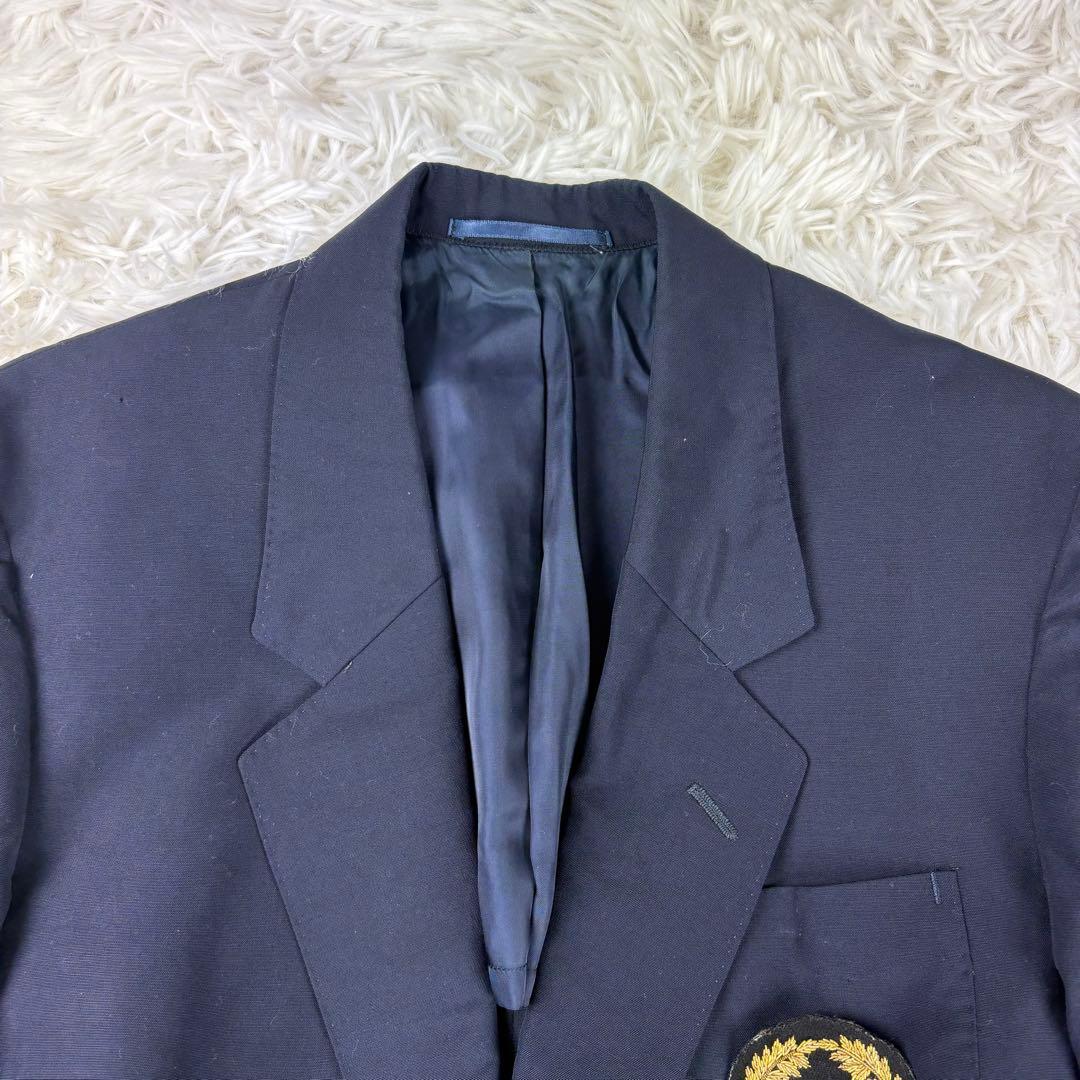【良品】ディオール　紺ブレ　金ボタン　テーラード　シングル　エンブレム　Mサイズ
