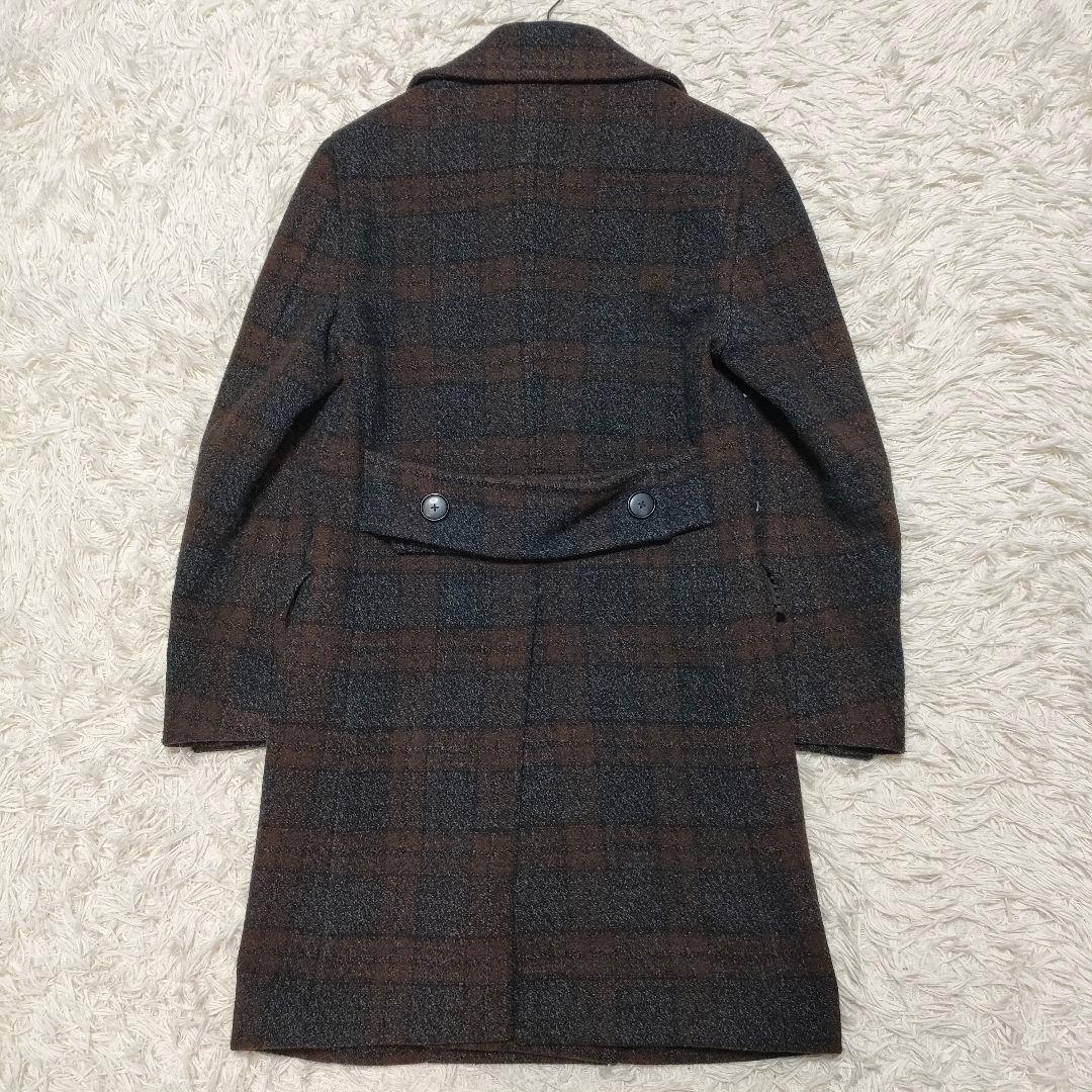 【希少サイズXS】 エディフィス ロロピアーナ　高級　ダブルチェスターコート