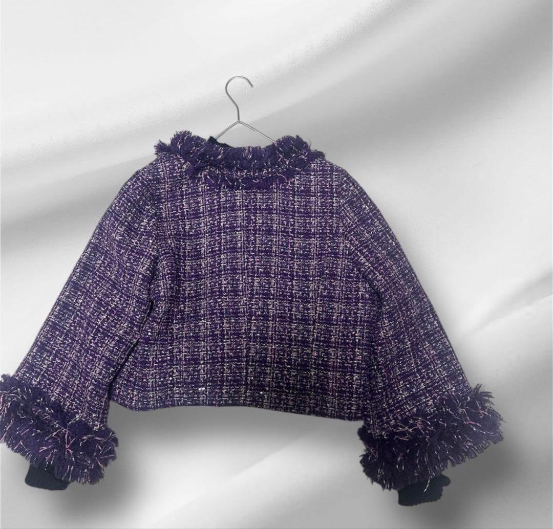 新品タグ付きAMIN PUR/アミンピュール　ツィードジャケット 定価42900