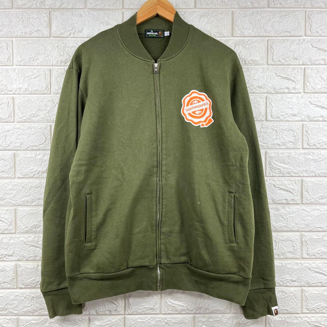 00s A Bathing APE ジップアップ　スウェットボンバージャケット