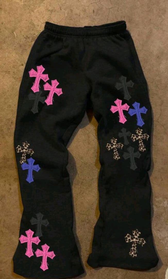 十字架 スウェットパンツ y2k opium ストリート Achieve 海外