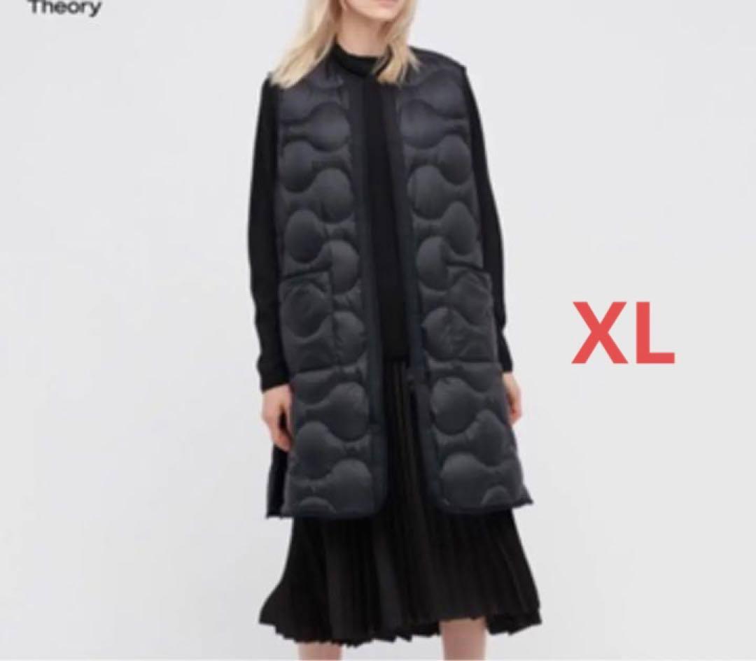 美品　UNIQLO×theoryコラボ　ライトダウンベスト