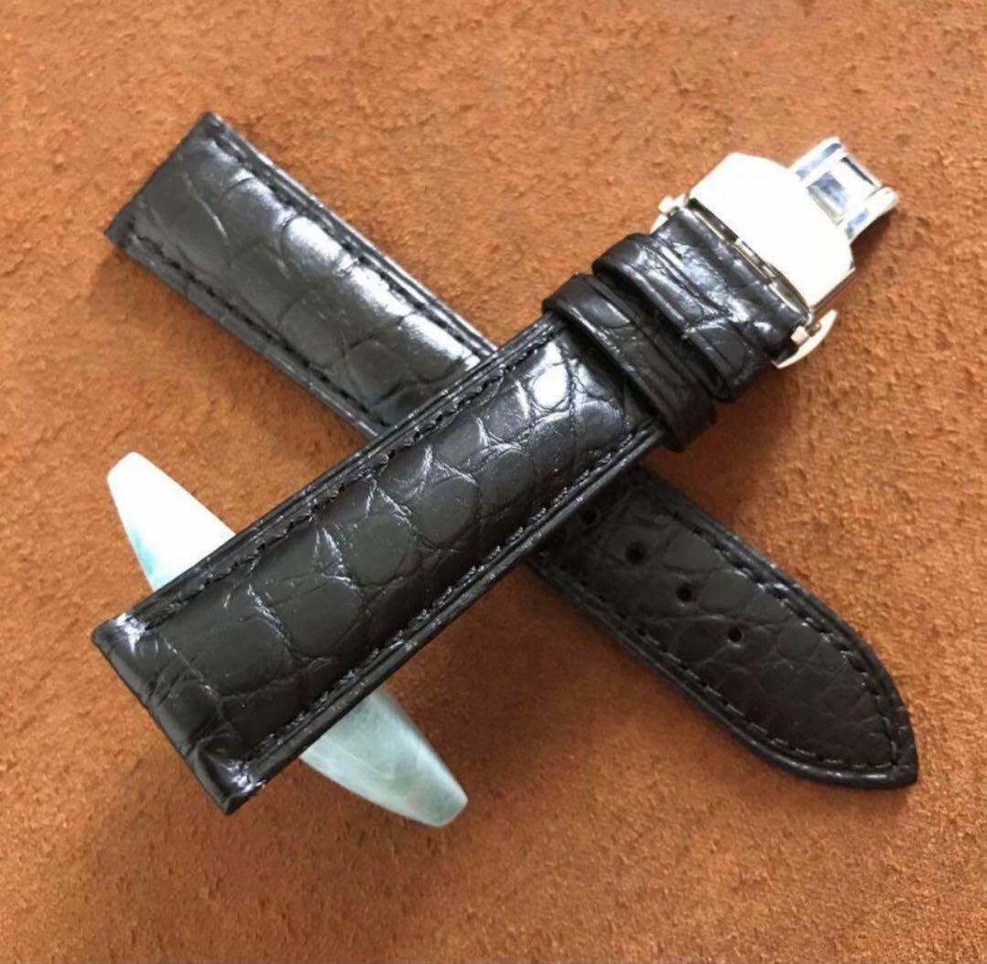 18 19 20 mm本革クロコダイル 腕時計ベルト ワニ革　人気商品