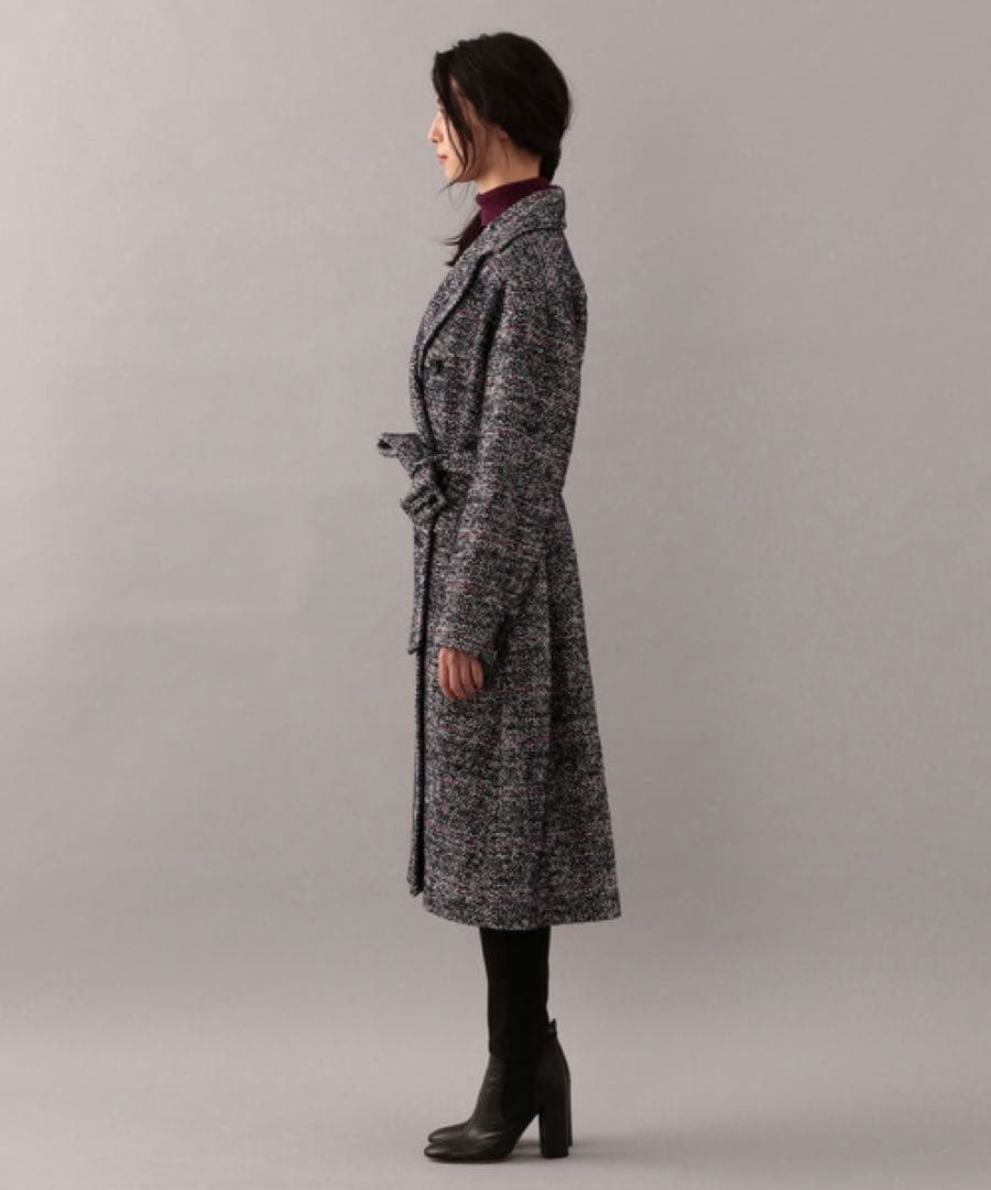 【新品】LOVELESS ヘリンボーンチェックダブルコート