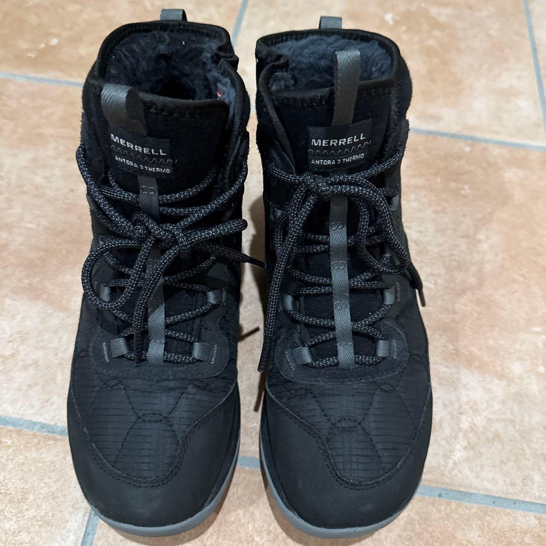 未使用備品　MERRELL ブラック ハイカットブーツ　冬用