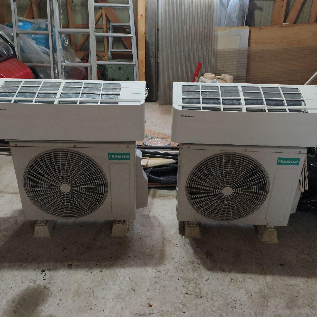 a*.様 2021年製　Hisense HC-S22DE9 エアコン本体2台セッ