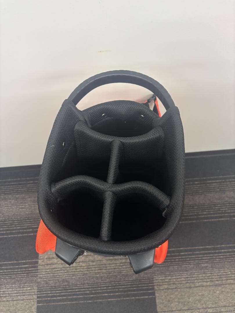 OUTDOOR PRODUCTS スタンド式キャディバッグ オレンジ