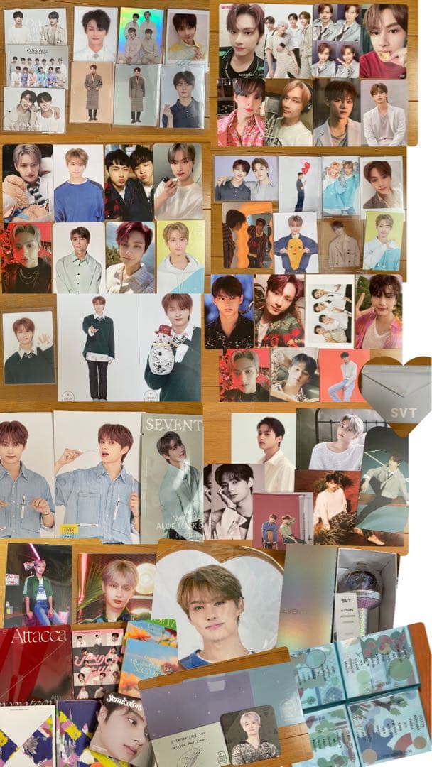 セブチ　ジュン　グッズセット売　トレカ&アルバム&トレカファイル