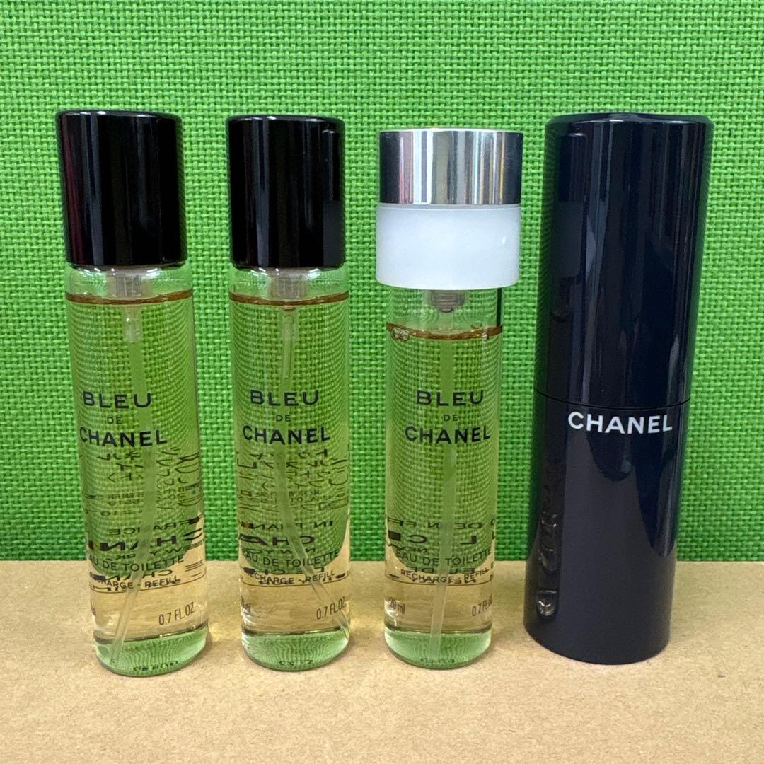シャネル ブルードゥシャネル　トラベルスプレー20ml 本体＋レフィルセット2本