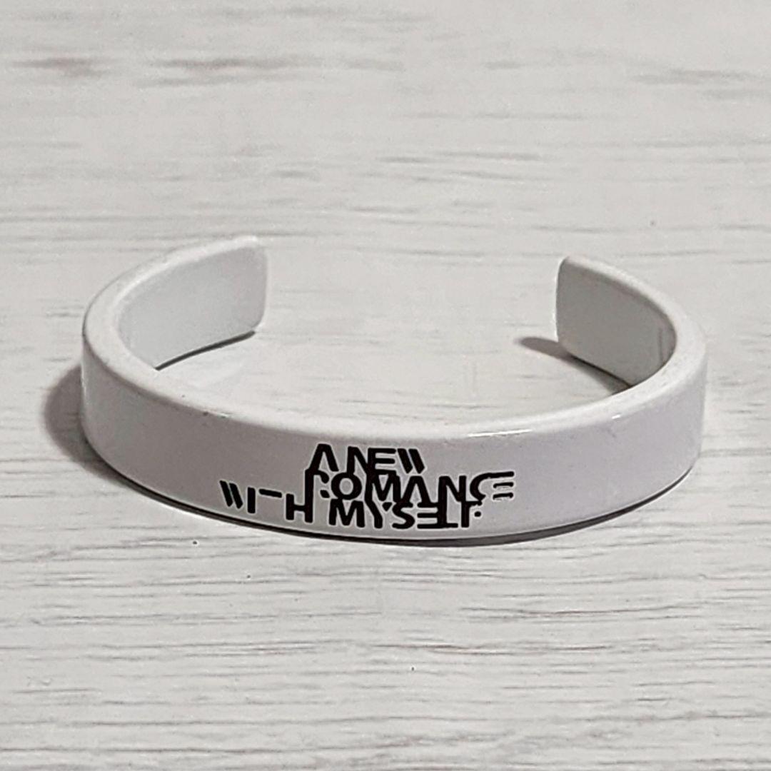 ディオールオム DIOR HOMME アクリルブレスレット バングル 白