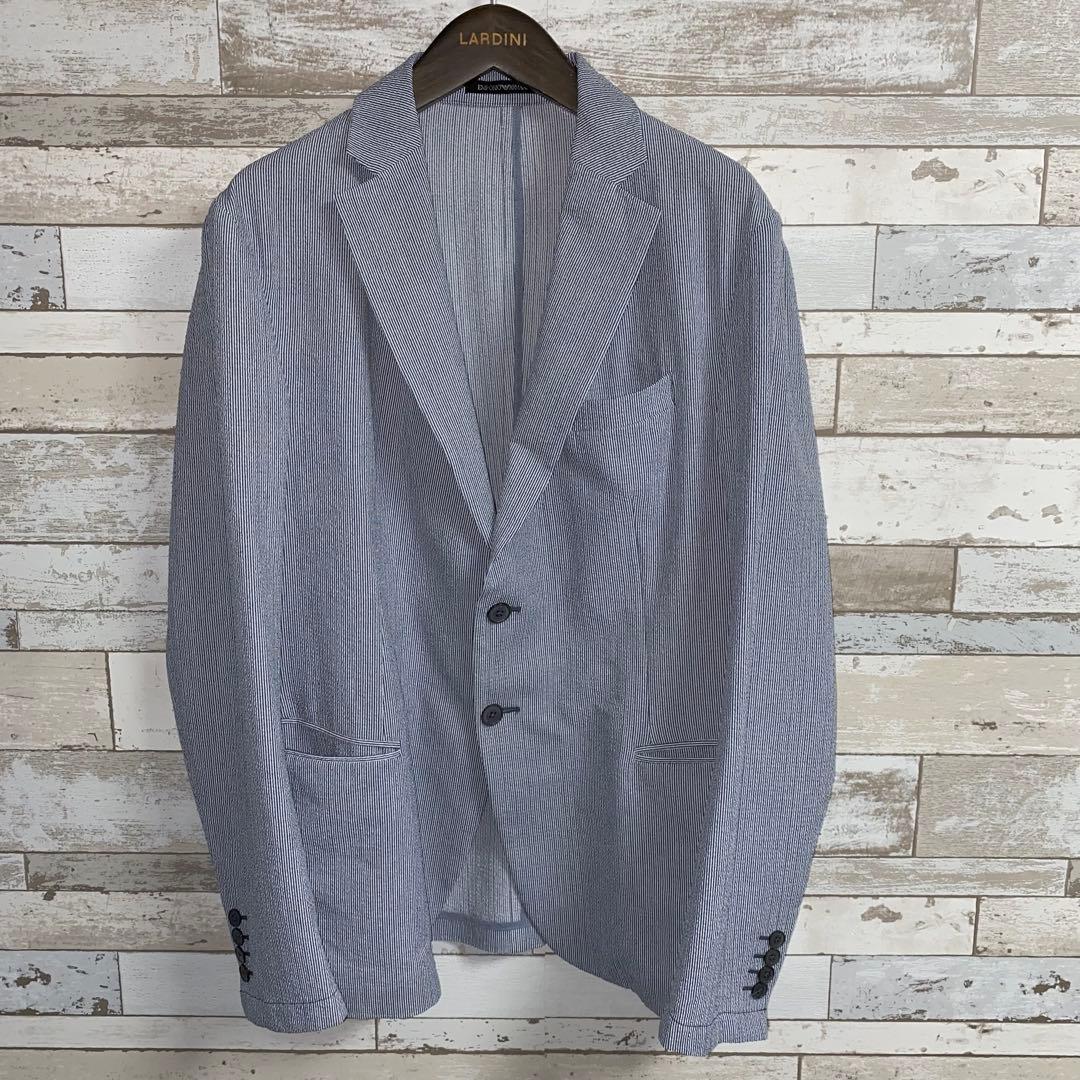 EMPORIO ARMANI シアサッカージャケット size52 ブルガリア製