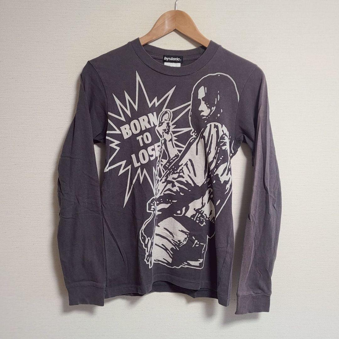 ★ ヒステリックグラマー Tシャツ ロンT 長袖 ロゴ プリント F HG