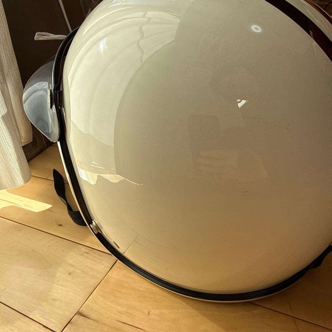 TT&CO スーパーマグナムジェットヘルメット　バイザー付き