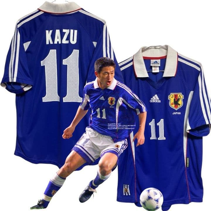 99-00 日本代表　三浦知良　adidasオフィシャルユニフォーム