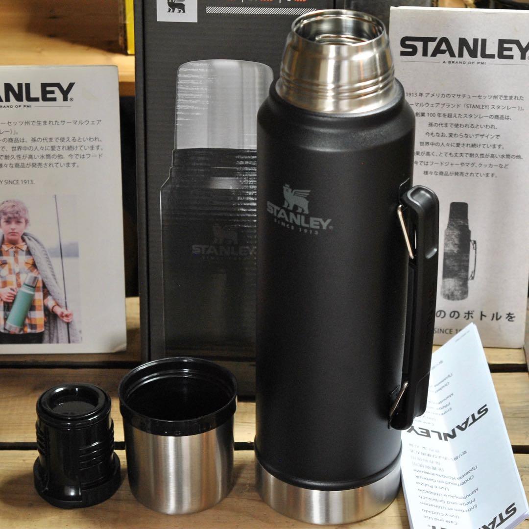 スタンレーSTANLEYクラシック真空ボトル1Lマットブラック 正規品 水筒