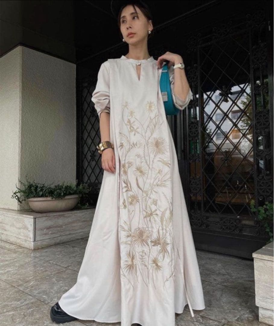 ワンピース Ameri MADELYN EMBROIDERY DRESS