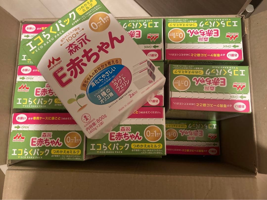 E赤ちゃん　18箱セット　エコらくパック800g