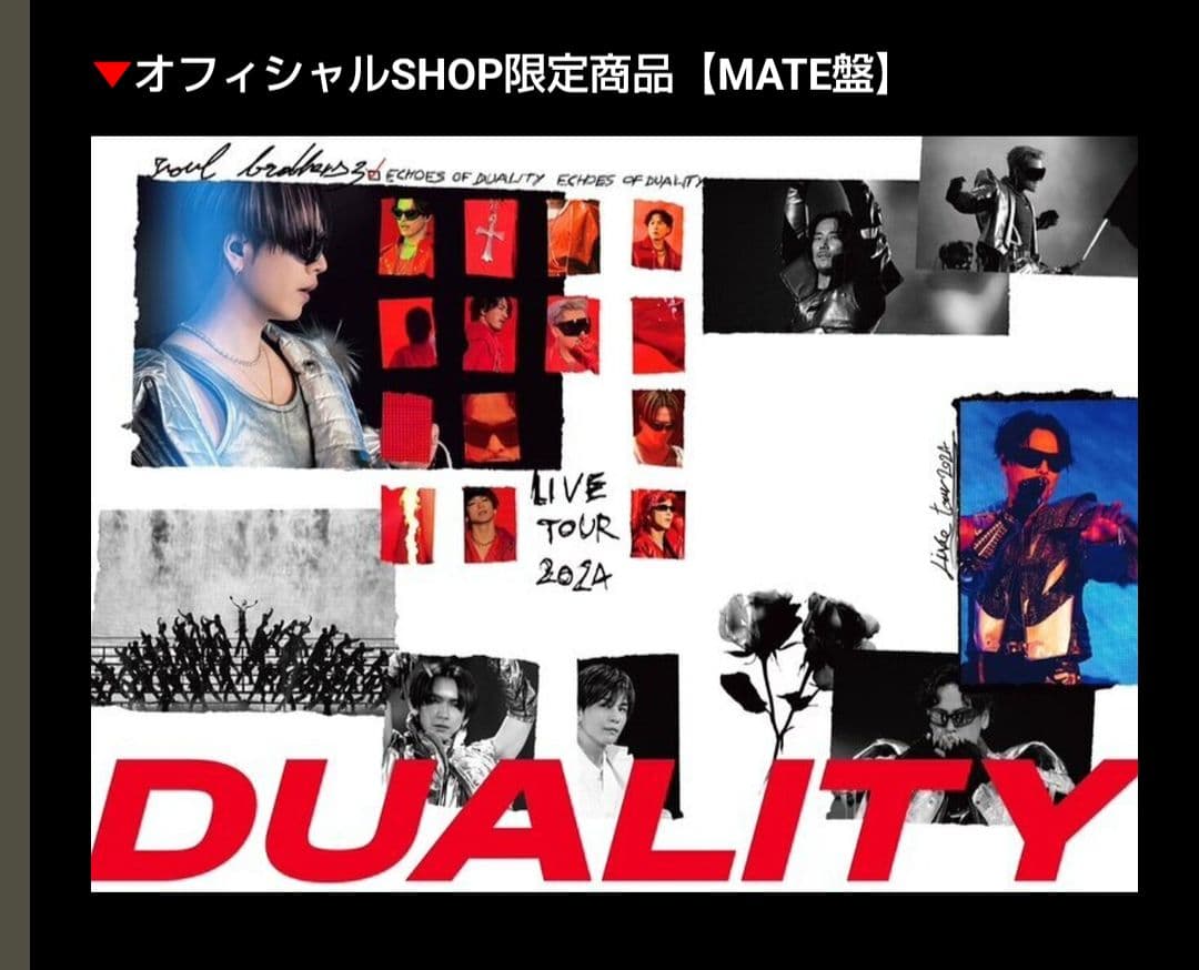 三代目JSB ”ECHOES OF DUALITY“ DVD CD
