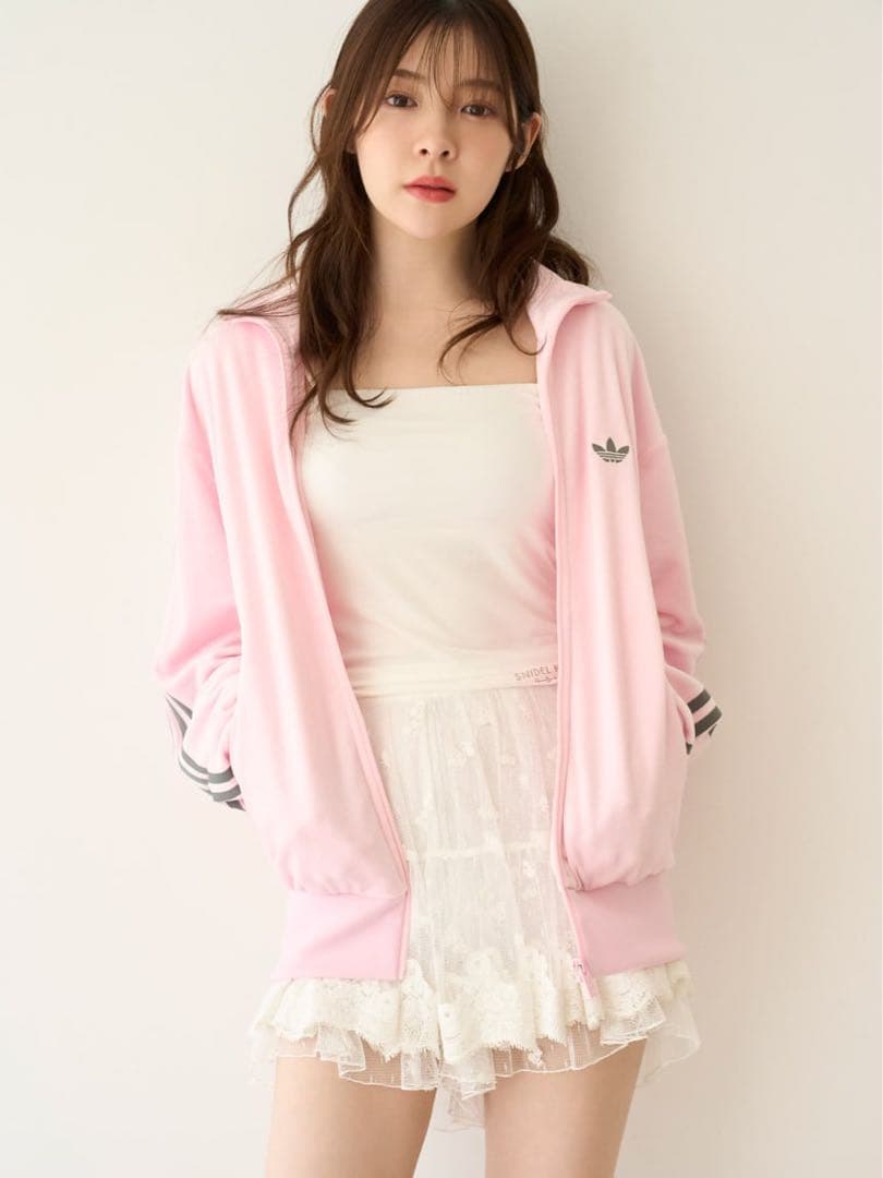 snidel 【adidas Originals】トラックジャケットベロア