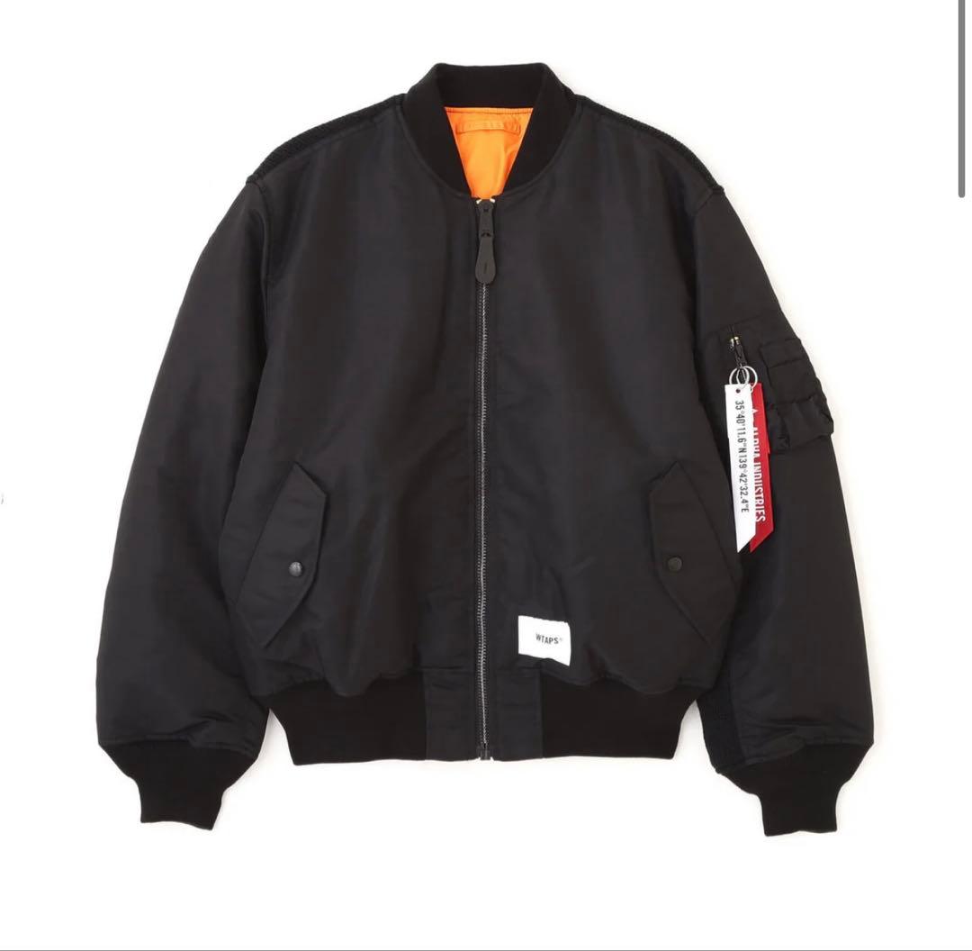 WTAPS MA-1 ブラックジャケット　サイズL