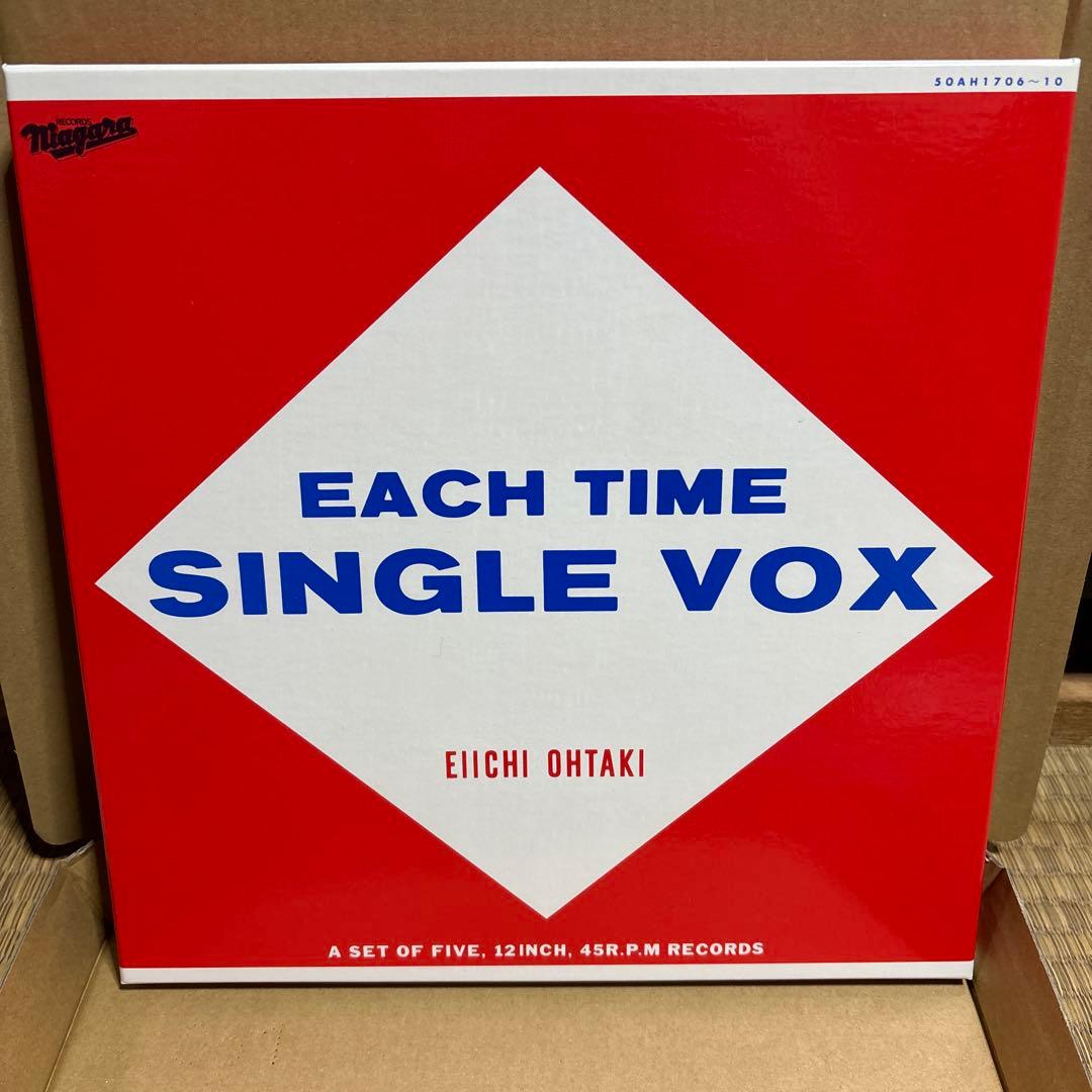 大瀧詠一　EACH TIME SINGLE VOX レコード　大滝詠一