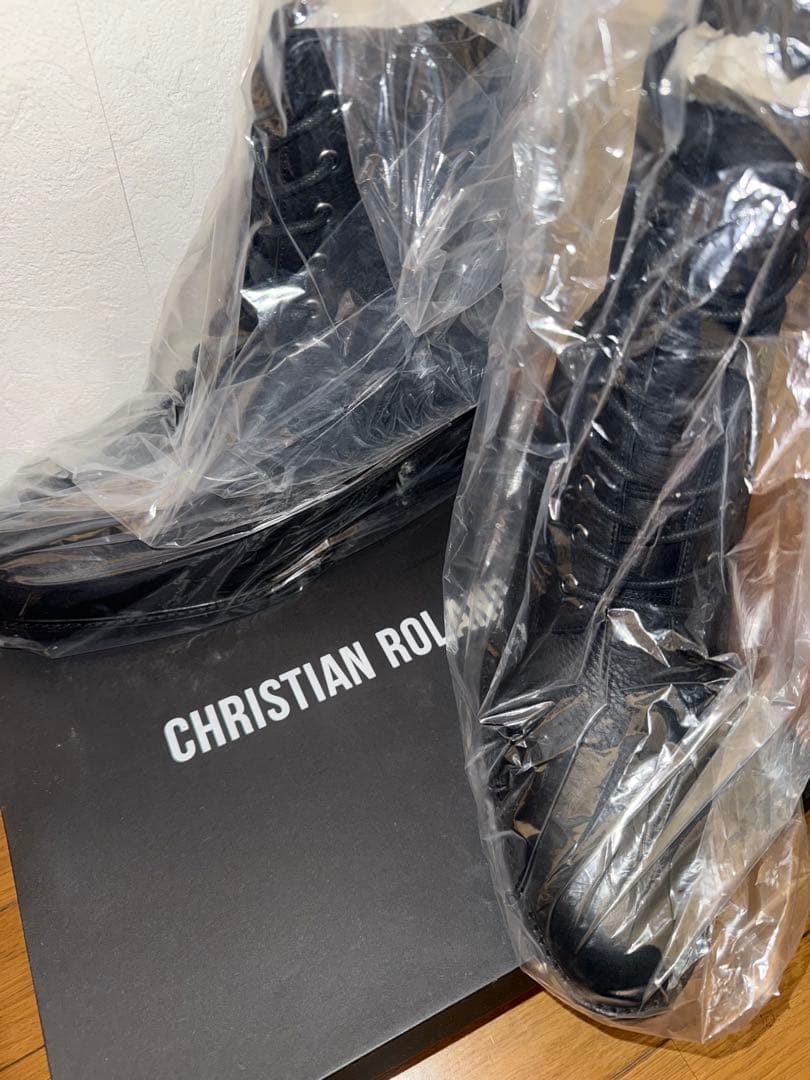 CHRISTIAN ROLAND トラックソール8cm ヒールワークブーツ