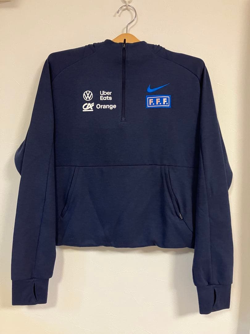 実使用品フランス代表スウェットジャケットNIKE長袖　ユニフォーム