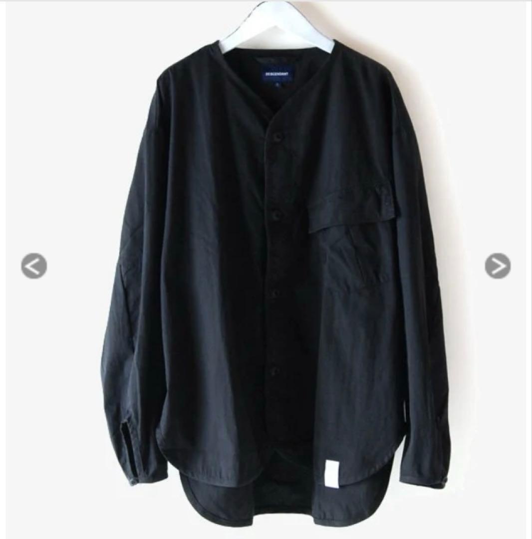 激渋！DESCENDANT！BLACKノーカラージャケット