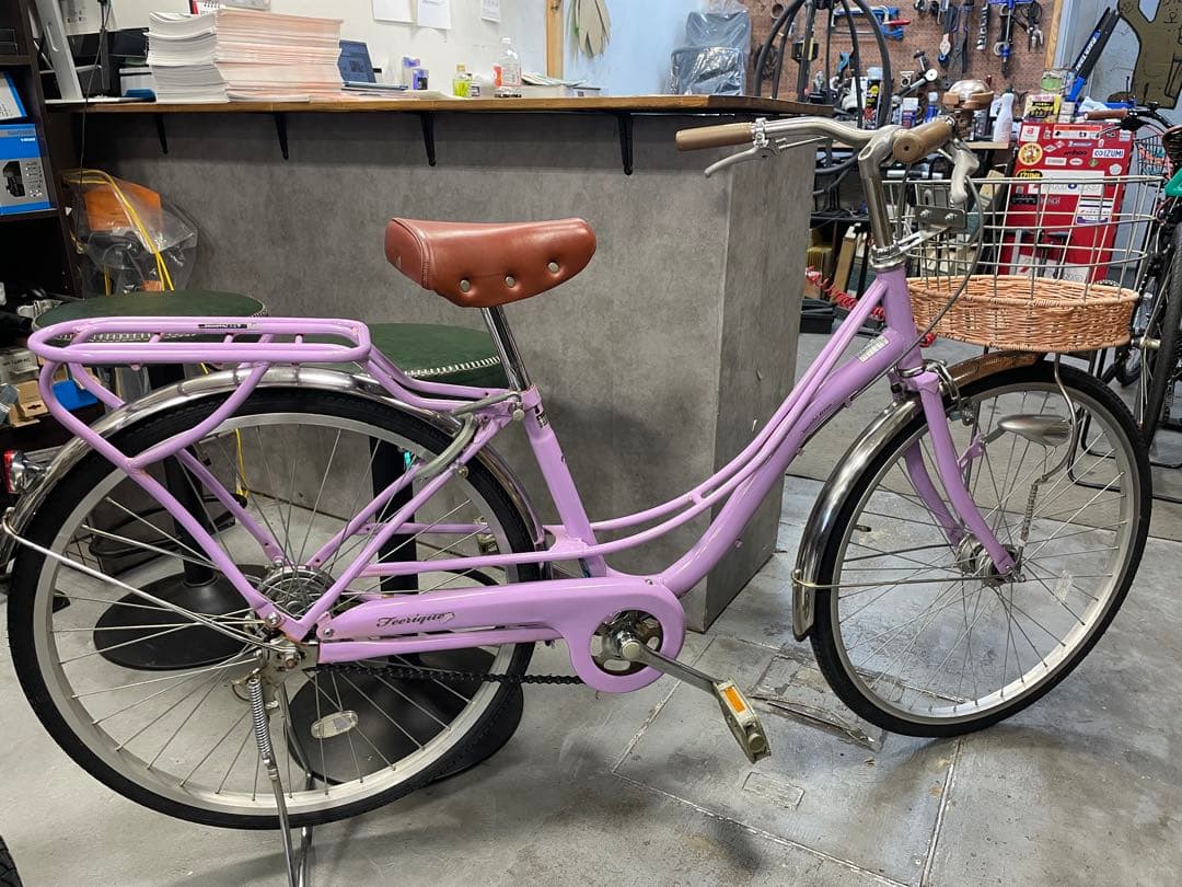 中古子供自転車 24インチ オートライト付き 点検整備済み