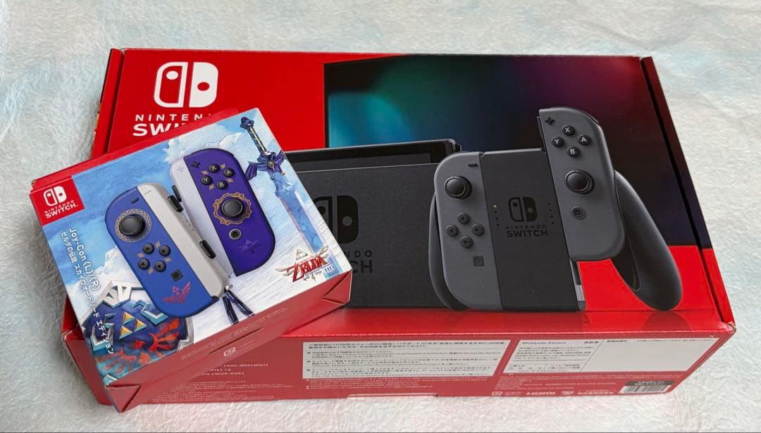 Nintendo Switch本体（microSDとゼルダのジョイコン付き）