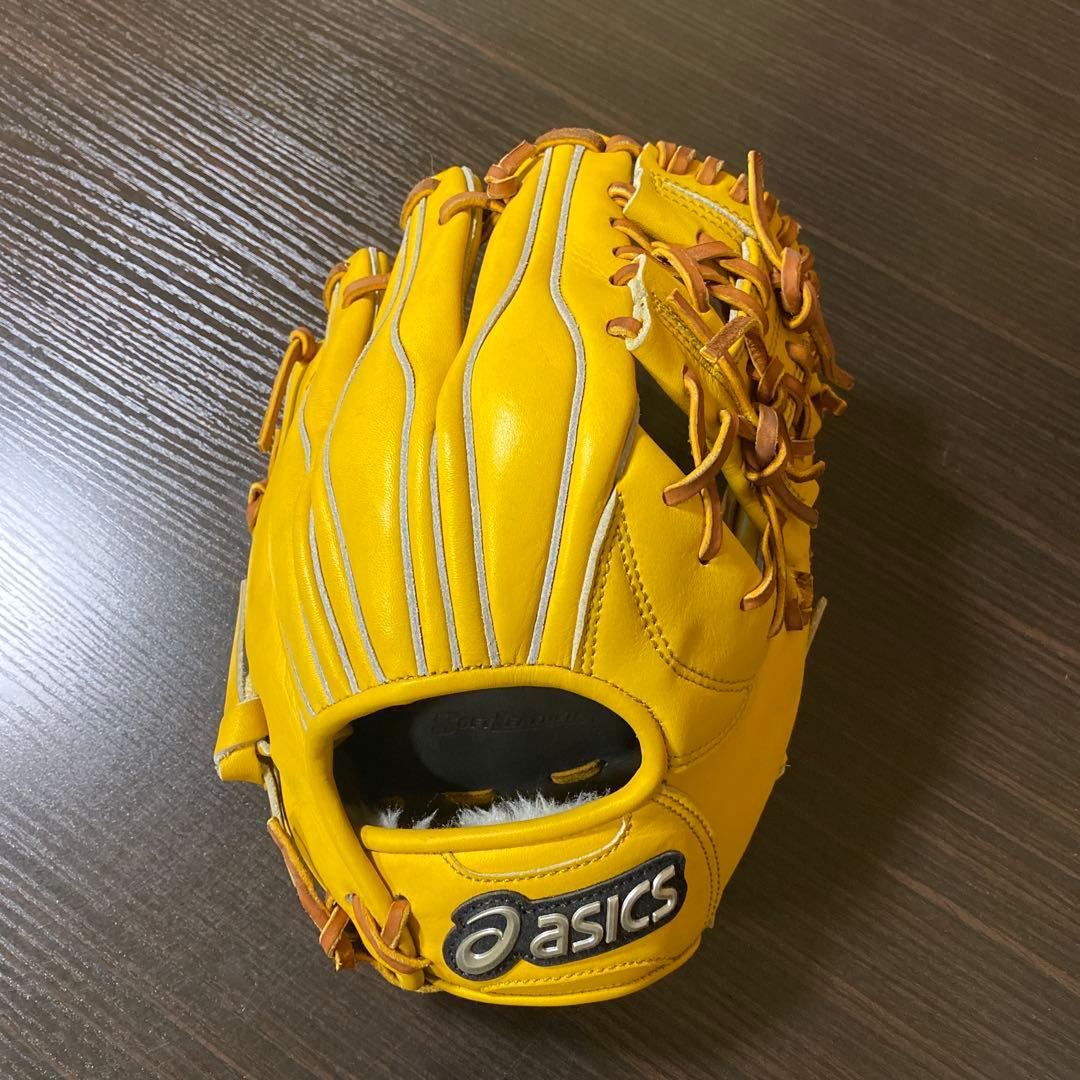 アシックス ASICS 内野手グラブ　湯もみ型付け済　軟式　BGR4KK