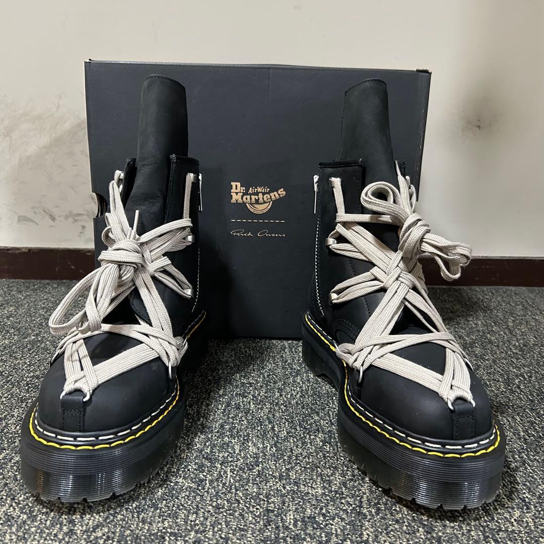 Rick Owens × Dr.Martens 1460 Quad Sole