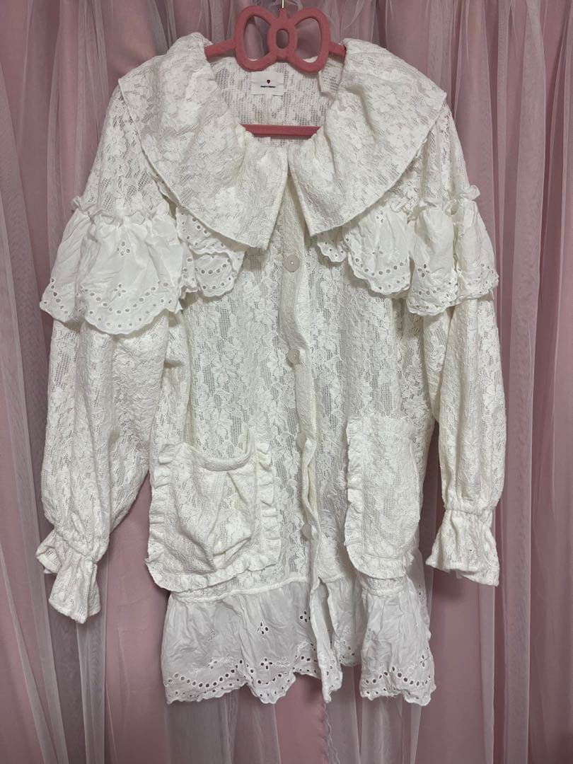 merry jenny メリージェニー フリルフリルレースジャケット