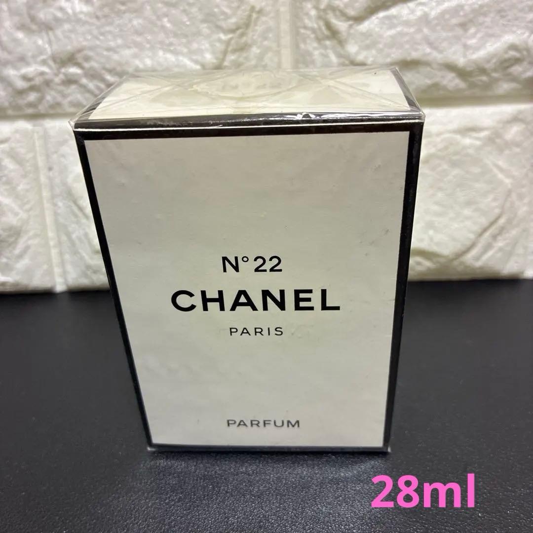 新品未開封 CHANEL シャネル　n°22 パルファム　香水　28ml