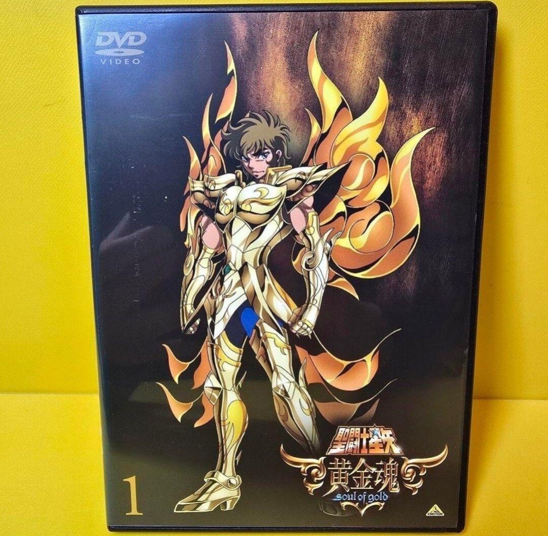 新品ケース交換済み「聖闘士星矢 黄金魂-soul of gold- 」DVD6巻