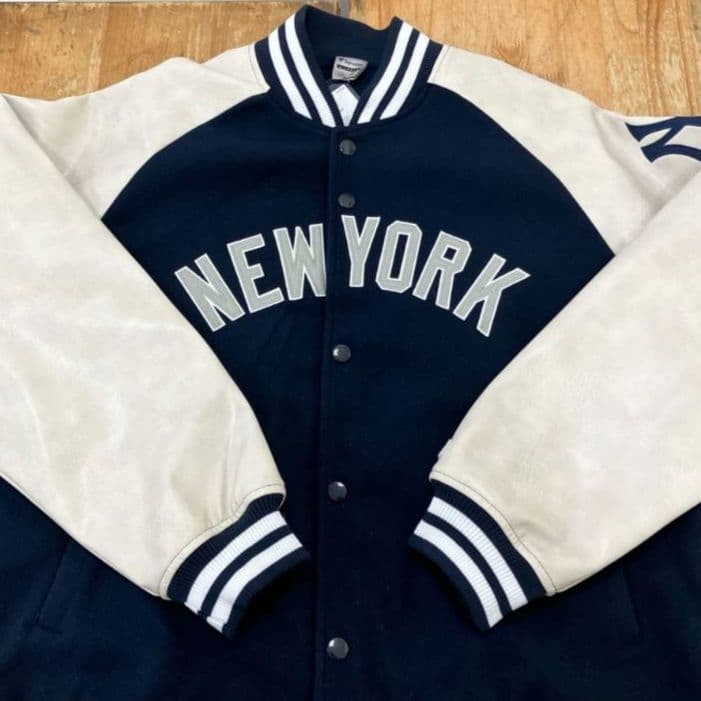 【未使用品・XL】MLB◎NYヤンキース◎メルトン スタジアム ジャケット