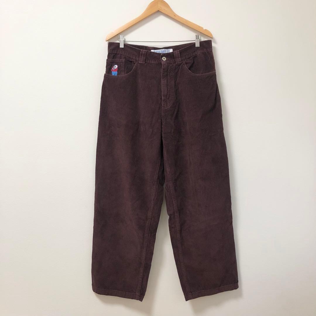 あPolar Skate Co.Big Boy Cords Bordeau