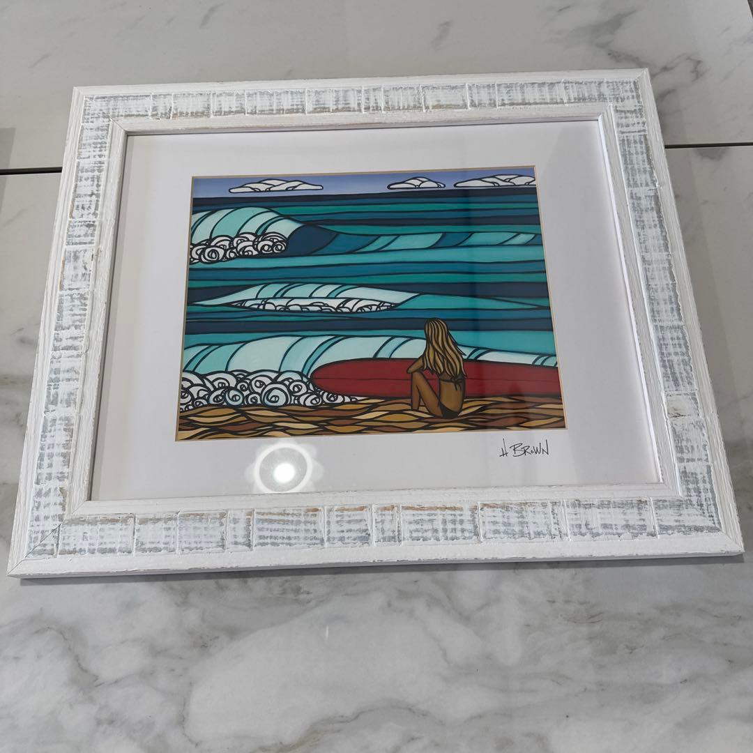 ヘザーブラウン額入り2枚セット