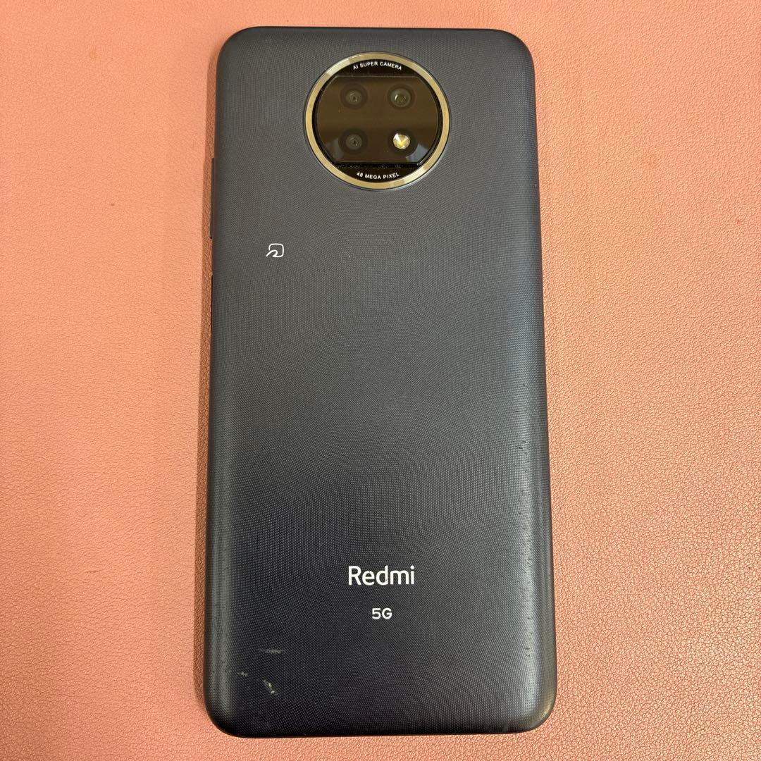 Redmi 5G スマートフォン 本体 ブラック　Redmi Note 9T